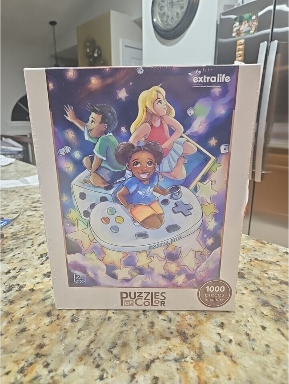 EXTRA LIFE PUZZLES OF COLOR PIECES OF CULTURE " NEW SEALED " BY KWANZAA EDWARDS